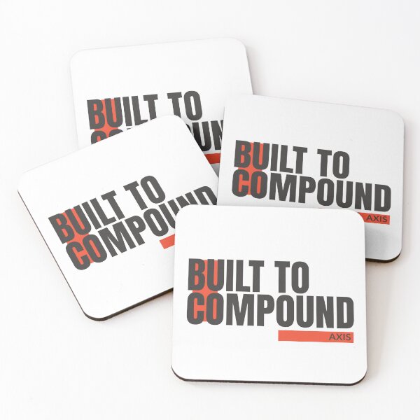 Item preview, Built to Compound – Trading & Investment Mindset Typography Design for Traders, Investors & Entrepreneurs designed and sold by AXIS-EQUILIBRIO.