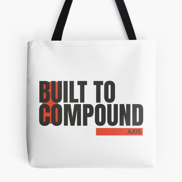 Item preview, Built to Compound – Trading & Investment Mindset Typography Design for Traders, Investors & Entrepreneurs designed and sold by AXIS-EQUILIBRIO.