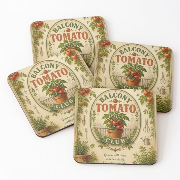 Item preview, Balcony Tomato Club Vintage Gardening Badge Est. This Summer designed and sold by mo-carnival.