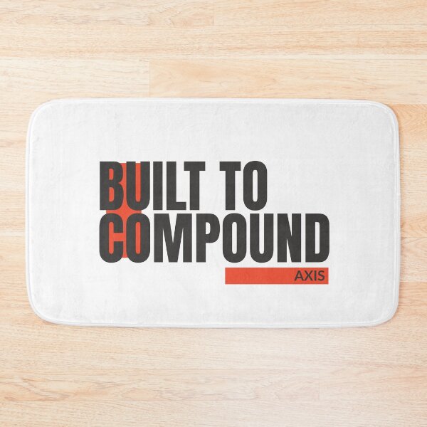 Item preview, Built to Compound – Trading & Investment Mindset Typography Design for Traders, Investors & Entrepreneurs designed and sold by AXIS-EQUILIBRIO.