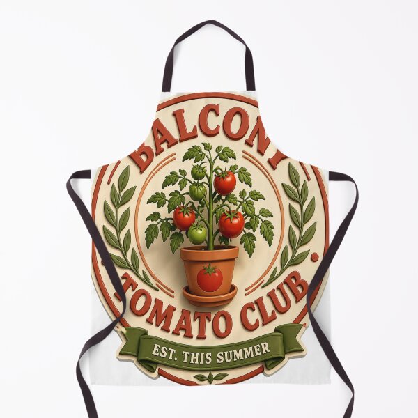 Item preview, Balcony Tomato Club Vintage Gardening Badge Est. This Summer designed and sold by mo-carnival.