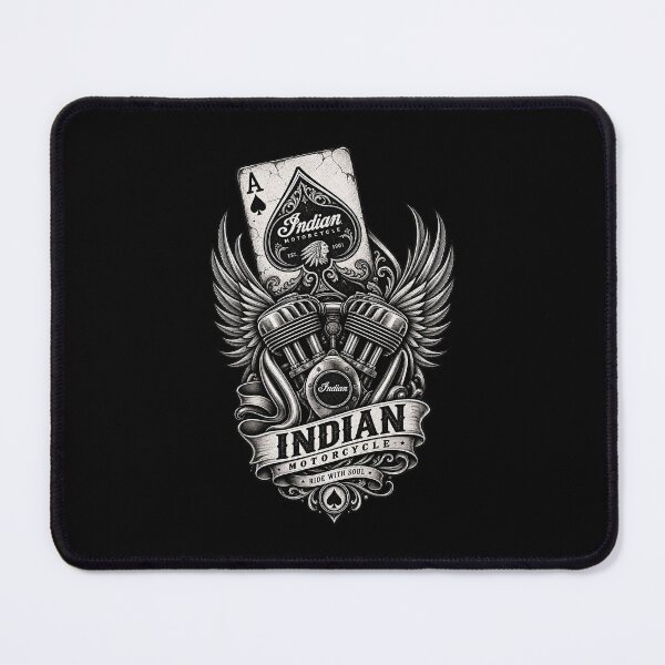 Item preview, Indian Motorcycle Ace of Spades designed and sold by IronRoadCo.