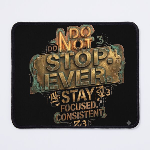 Item preview, DO NOT STOP EVER Motivation Typography Streetwear Grunge designed and sold by Nakrisa.