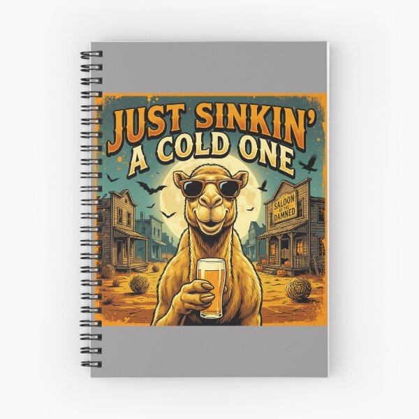 Item preview, Beer Lover Camel – Funny Halloween Just Sinkin' a Cold One – Funny Beer T-Shirt designed and sold by Grang Art Artistic Designs.