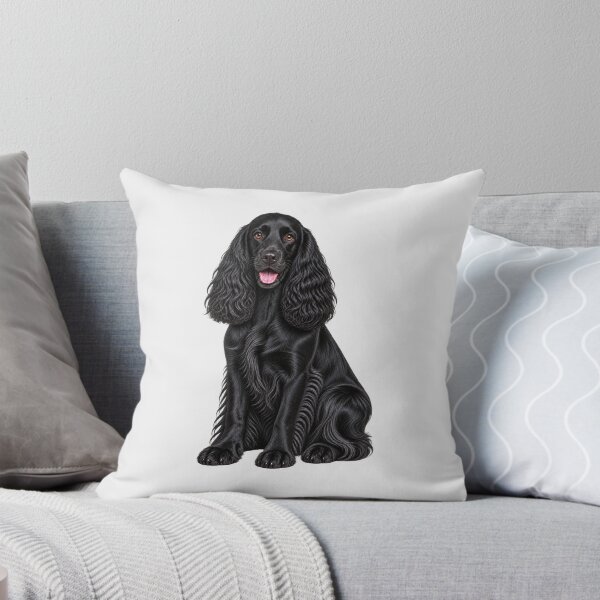Item preview, Field Spaniel Black Dog designed and sold by BackgroundND.