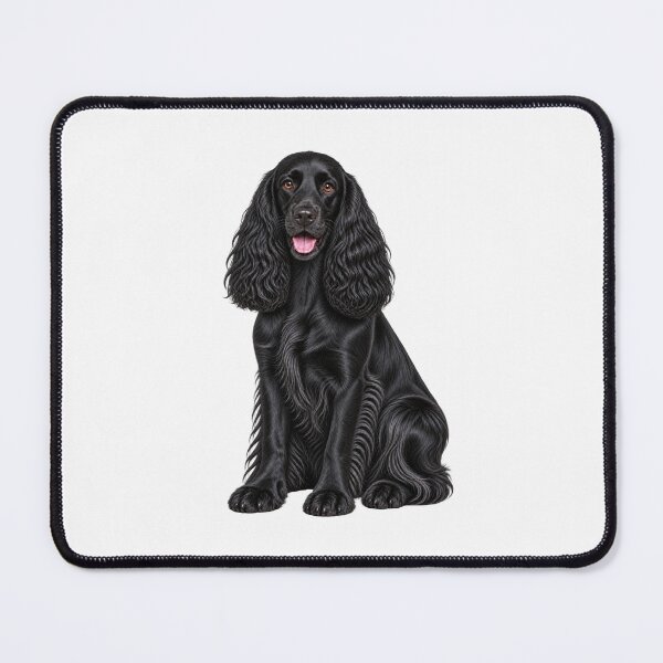 Item preview, Field Spaniel Black Dog designed and sold by BackgroundND.