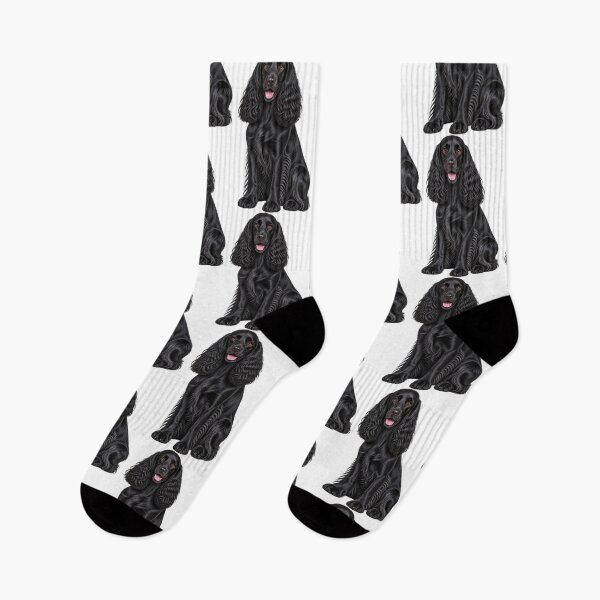 Item preview, Field Spaniel Black Dog designed and sold by BackgroundND.