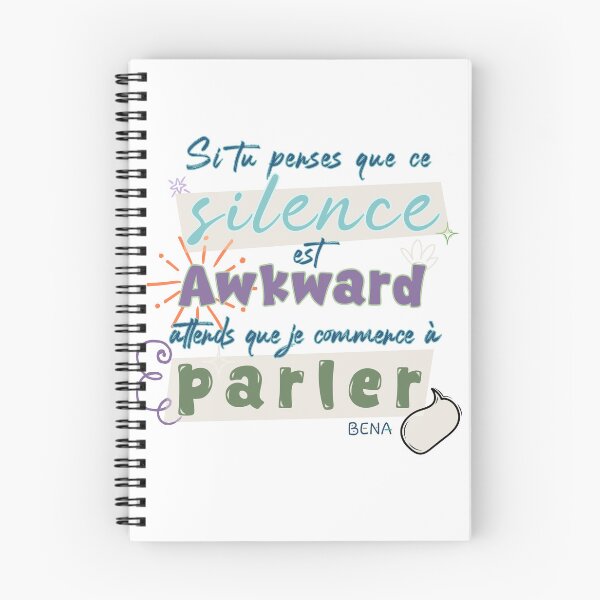 Item preview, Si tu penses que ce silence est awkward... attends que je commence à parler designed and sold by BENAboutique.