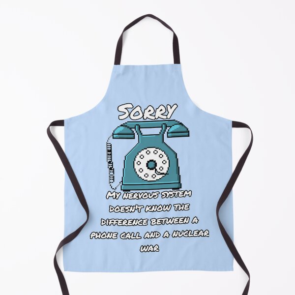 Item preview, Retro Rotary Phone Introvert Anxiety Meme Pixel Art designed and sold by OpenTabsDesigns.