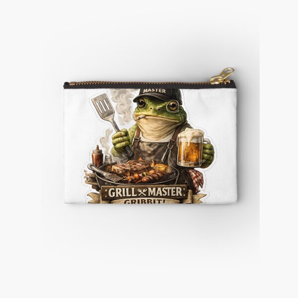 Item preview, Grill Master Ribbit | Funny BBQ Frog designed and sold by TinyWeird.
