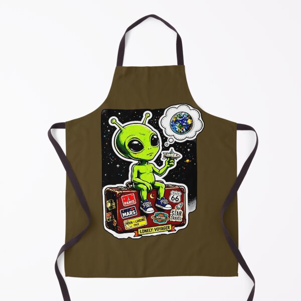 Item preview, Lonely Voyager | Retro Alien Lonely Voyager designed and sold by AstronautMerch.