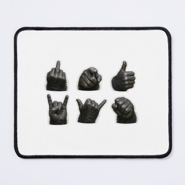 Item preview, gorilla finger designed and sold by douce-stickers.