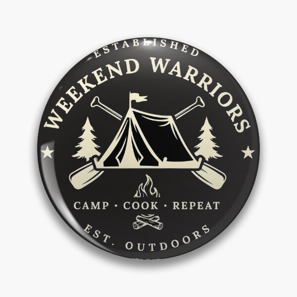 Item preview, CAMPING WEEKEND WARRIOR designed and sold by kalbostyle.