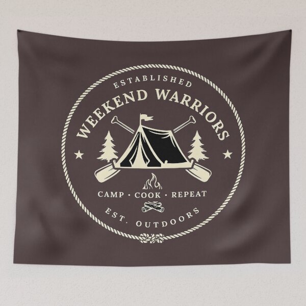 Item preview, CAMPING WEEKEND WARRIOR designed and sold by kalbostyle.
