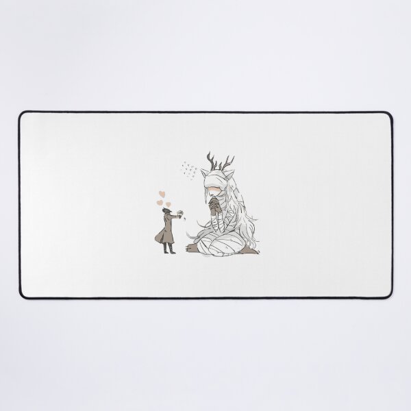 Item preview, Bloodborne Hunter Giving Cleric Beast a Bouquet Funny Gaming Artwork designed and sold by GeekMix.