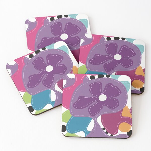 Item preview, Modern floral pop art designed and sold by HeilArtDesign.