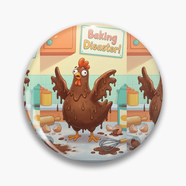 Item preview, Funny Chocolate-Covered Chicken Baking Disaster designed and sold by TreatLLC.