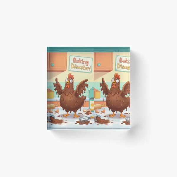 Item preview, Funny Chocolate-Covered Chicken Baking Disaster designed and sold by TreatLLC.