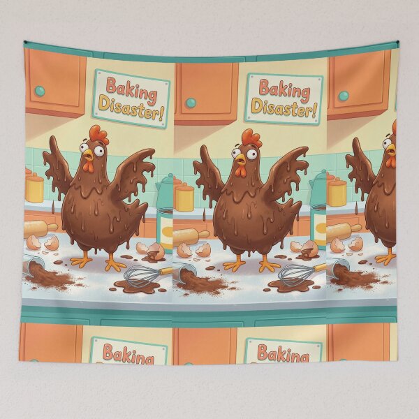 Item preview, Funny Chocolate-Covered Chicken Baking Disaster designed and sold by TreatLLC.