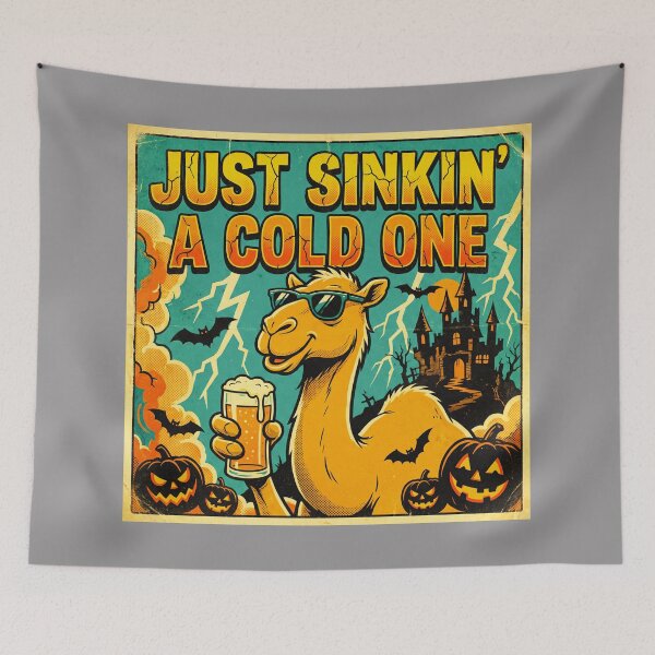 Item preview, Funny Pub Camel – Halloween Beer Drinking Humour – Funny Beer T-Shirt designed and sold by Grang Art Artistic Designs.