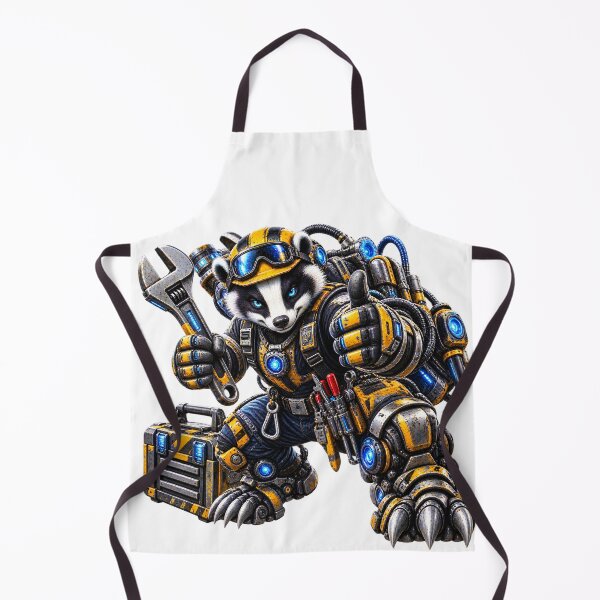 Item preview, Steel Badger Industrial Maintenance Technician – Mechanical Animal Worker designed and sold by SteelCoat Studio.