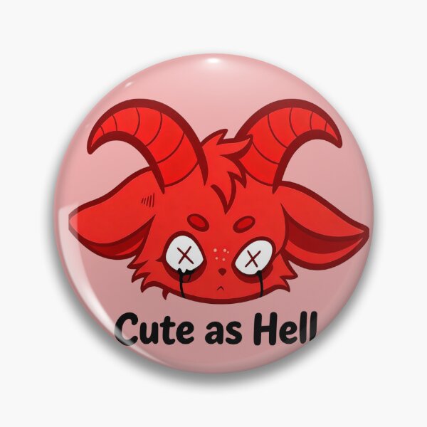 Item preview, Cute as Hell designed and sold by Jen-stuffs.