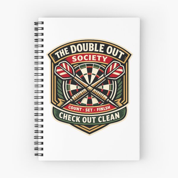 Item preview, Double Out Society Darts Checkout designed and sold by Rhubarb Bridge Merch.