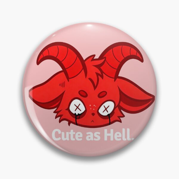 Item preview, Cute as Hell designed and sold by Jen-stuffs.