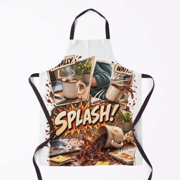Item preview, Coffee Down – Funny Morning Disaster Comic designed and sold by Golden Era Studio.