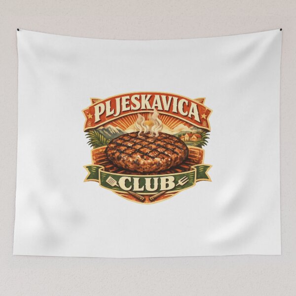 Item preview, Pljeskavica Club Vintage Balkan Food designed and sold by OfficialBalkan.