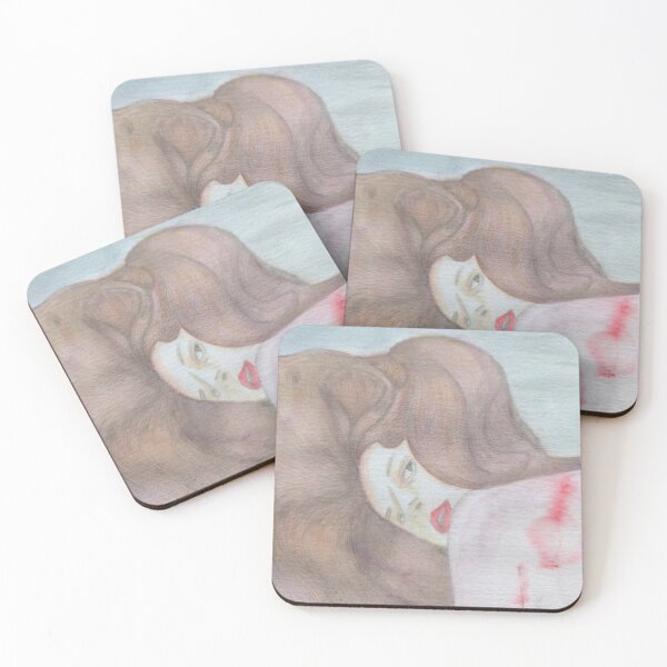 Item preview, Woman from behind in watercolor designed and sold by EvelinaPinta.