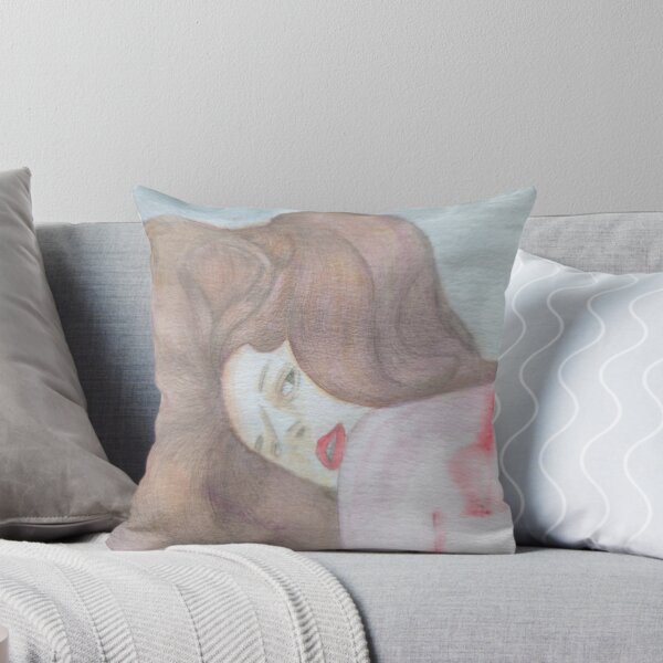 Item preview, Woman from behind in watercolor designed and sold by EvelinaPinta.