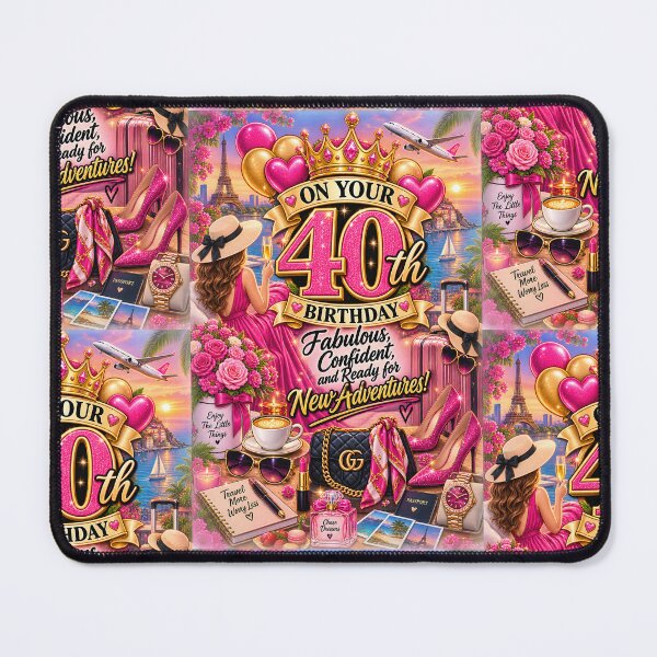 Item preview, 40th Birthday – Fabulous, Confident and Ready for New Adventures designed and sold by Clothes With Smiling Animals Walt Gral.
