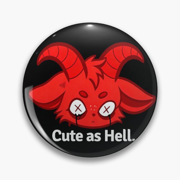 Item preview, Cute as Hell designed and sold by Jen-stuffs.
