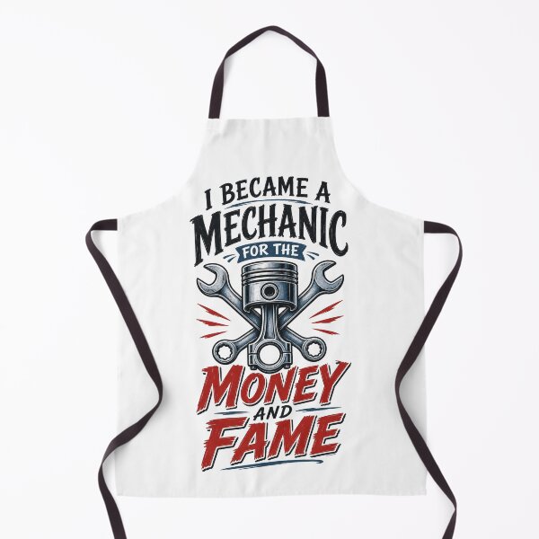 Item preview, I Became a Mechanic for the Money and Fame designed and sold by Automotive Art by Greg.