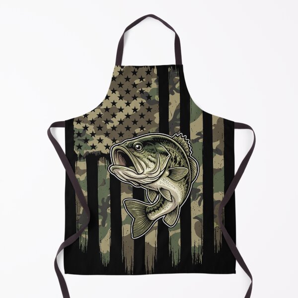 Item preview, American Flag Camouflage Bass Fishing Angler designed and sold by Doodleoub.