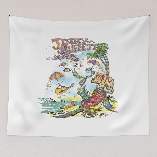 Item preview, Vintage Tropical Parrot Island Beach Party Retro Music Graphic Tee designed and sold by Cheliasbix.