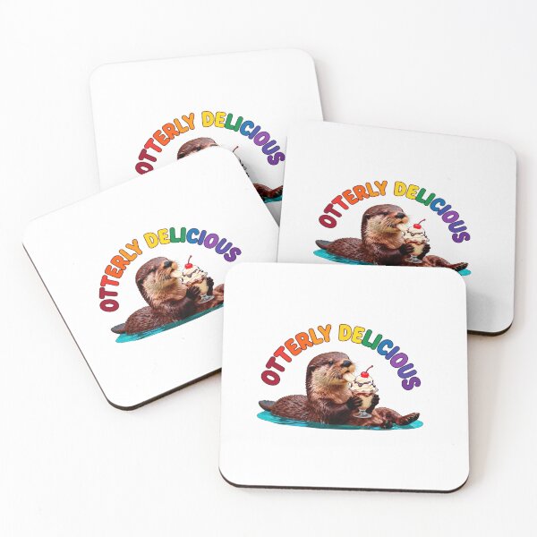 Item preview, Otterly Delicious — Funny Otter Ice Cream Sundae T-Shirt | Cute Animal Pun Tee designed and sold by Canadian Spirit.