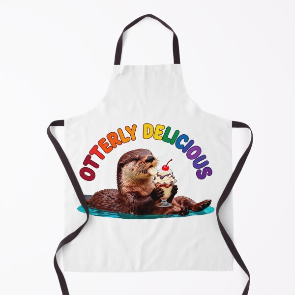 Item preview, Otterly Delicious — Funny Otter Ice Cream Sundae T-Shirt | Cute Animal Pun Tee designed and sold by Canadian Spirit.