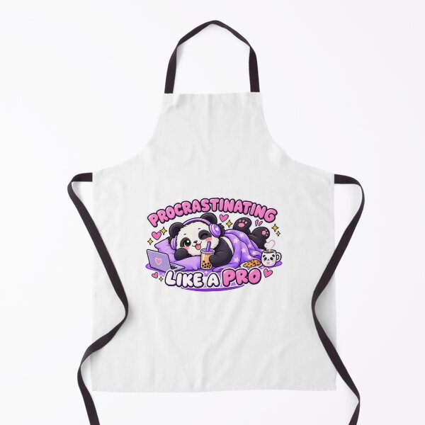 Item preview, Procrastinating Panda with Bubble Tea designed and sold by JPCuteDesign.
