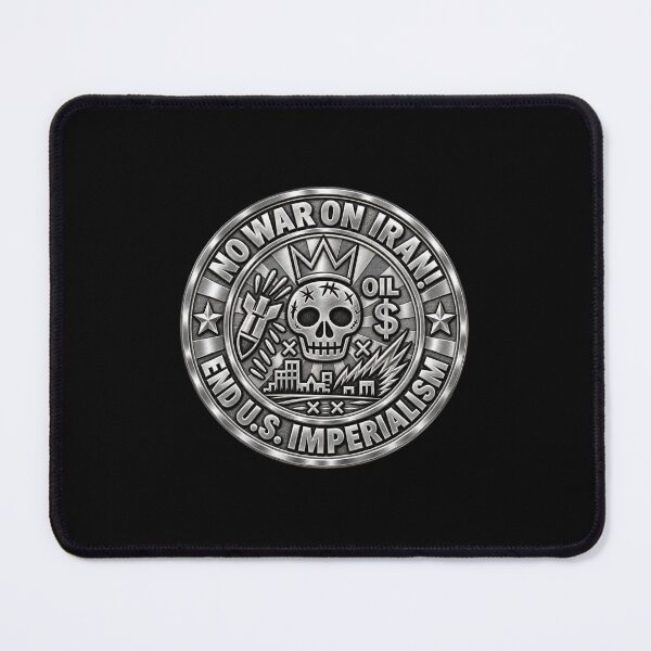 Item preview, No War on Iran! End U.S. Imperialism (Platinum Version) designed and sold by DIRTYDUNNZ.