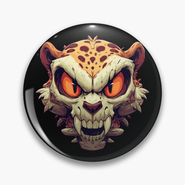 Item preview, Cheetah skull illustration 2 designed and sold by robyeyedropy.