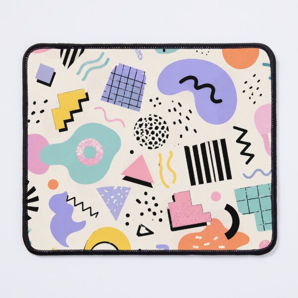 Item preview, Retro 80s 90s Memphis Pattern Abstract Geometric Doodle designed and sold by QCena.