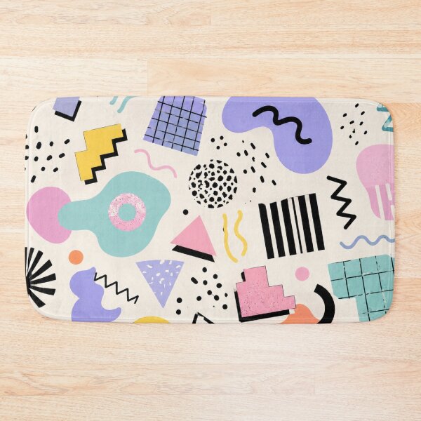 Item preview, Retro 80s 90s Memphis Pattern Abstract Geometric Doodle designed and sold by QCena.
