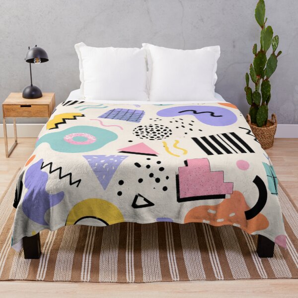 Item preview, Retro 80s 90s Memphis Pattern Abstract Geometric Doodle designed and sold by QCena.
