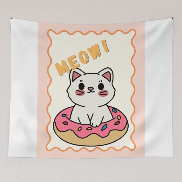 Item preview, – Cute Cat Motivational Art designed and sold by Rooted & Co.