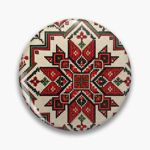 Item preview, Traditional Palestinian Tatreez | Floral Geometric Cross Stitch Pattern designed and sold by BrainCurves.