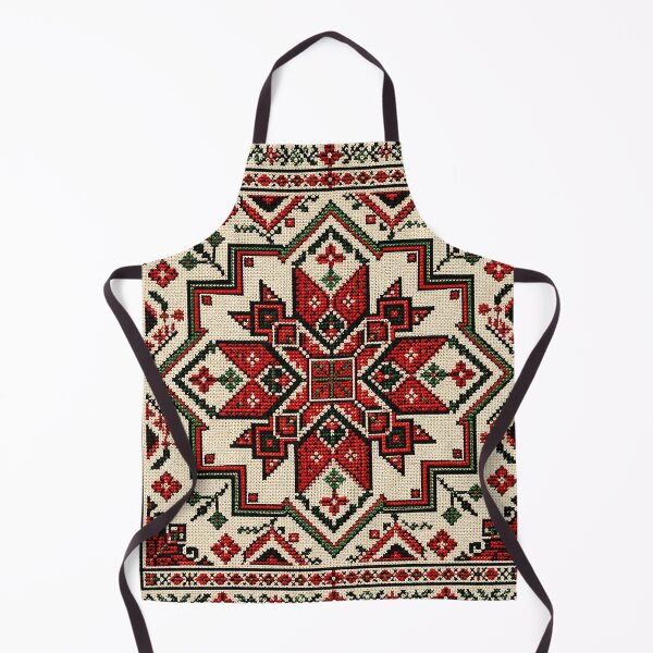 Item preview, Traditional Palestinian Tatreez | Floral Geometric Cross Stitch Pattern designed and sold by BrainCurves.