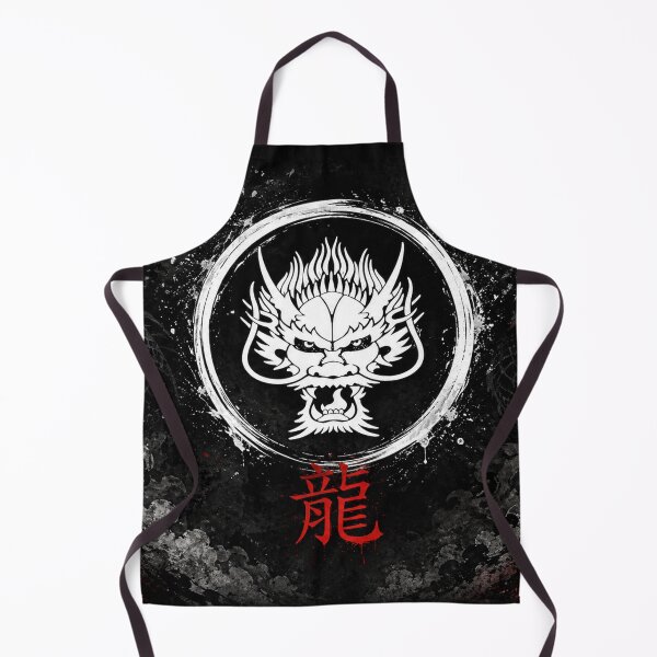 Item preview, Dragon Hanzi | Traditional Japanese Dragon Emblem designed and sold by Fei Long Design Hub.
