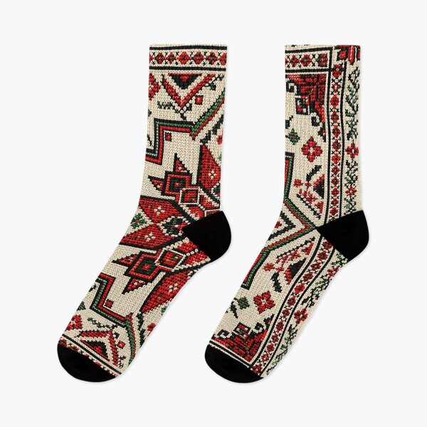Item preview, Traditional Palestinian Tatreez | Floral Geometric Cross Stitch Pattern designed and sold by BrainCurves.